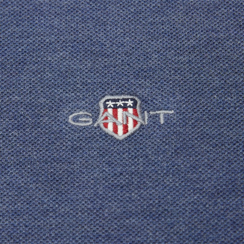 Gant T-shirts REG SHIELD SS PIQUE POLO 2210 2401 DARK JEANSBLUE MEL